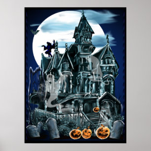 Spuk-House-Poster Poster