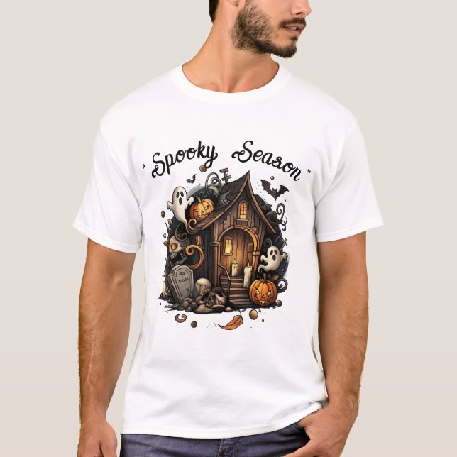 Spuk House Spooky T - Shirt 👻 🎃 (Vorderseite)