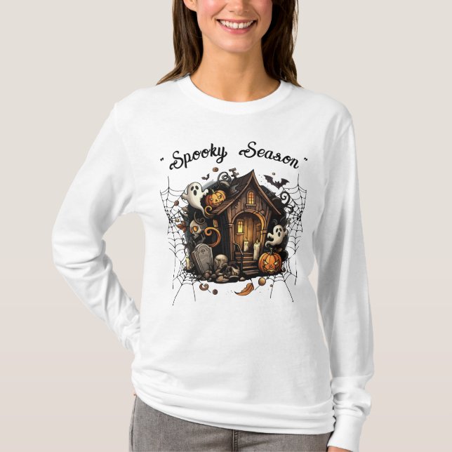 Spuk House Spooky T - Shirt 👻 🎃 (Vorderseite)