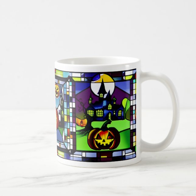 Spuk House-Tasse aus verkettetem Glas Kaffeetasse (Rechts)