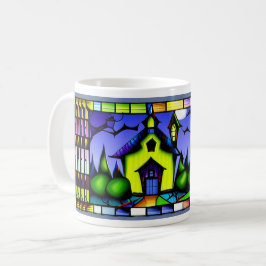 Spuk House-Tasse aus verkettetem Glas Kaffeetasse