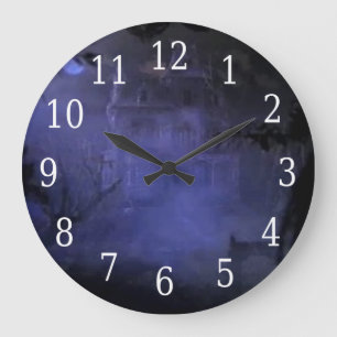 Spuk Hügel-Haus-runde Uhr