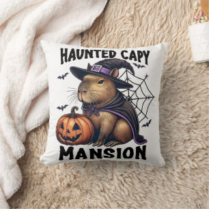 Spuk KapHerrenhaus Capybara Halloween Kissen