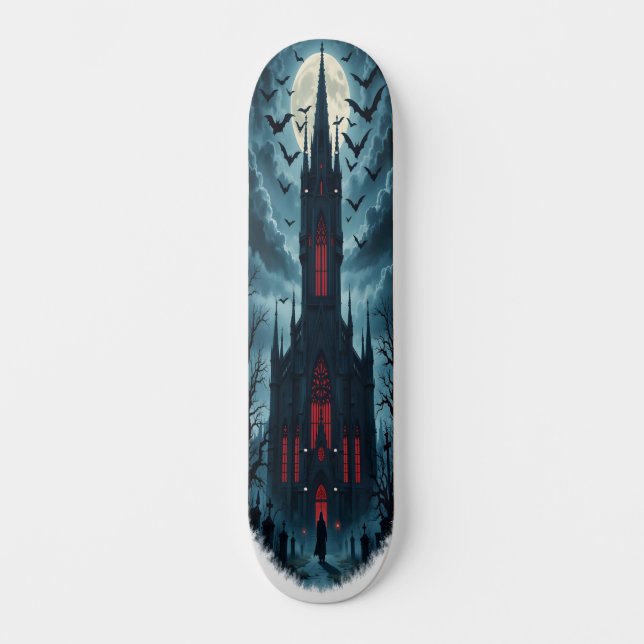 Spuk Kathedrale Edition 2 Skateboard (Vorderseite)