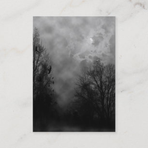 Spuk Luftraum mit Ravens Business Card Visitenkarte