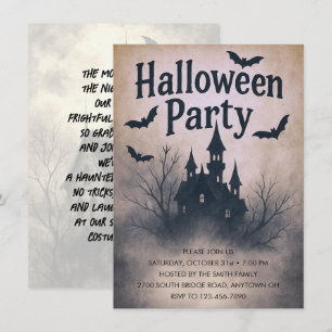 Spuk Mansion Halloween-Party Einladung