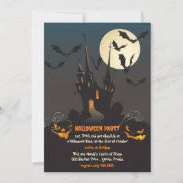 Spuk Mansion Halloween-Party Einladung