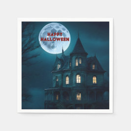 Spuk Mansion Halloween-Party Paper Napkins Serviette