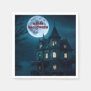 Spuk Mansion Halloween-Party Paper Napkins Serviette