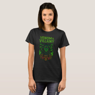 Spuk Medusa Halloween - Venom & Villainy T-Shirt