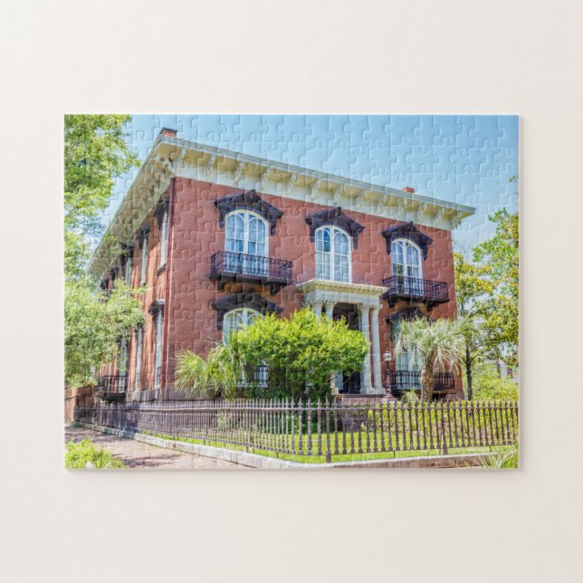 Spuk Mercer House Savannah Architecture Puzzle (Horizontal)