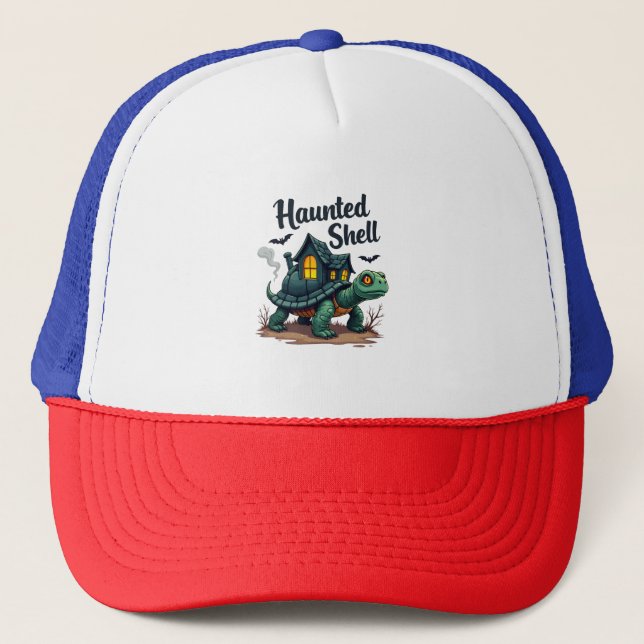 Spuk Muschel Turtle Truckerkappe (Vorderseite)