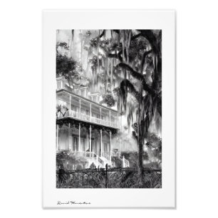 Spuk New Orleans Zuhause 1 Fotodruck