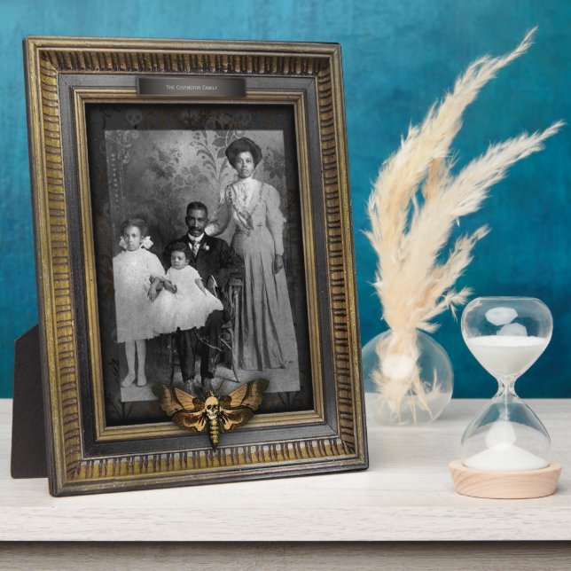 Spuk Portrait | Plaque | Afrikanisch-Amerikanische Fotoplatte (Seite)