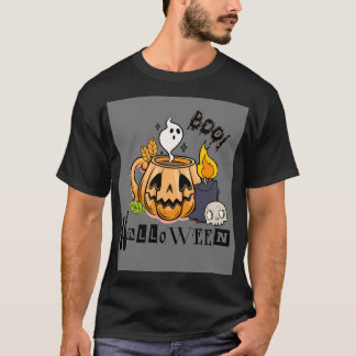 Spuk Pumpkin-Tasse mit Ghost-Spooky Boo! T-Shirt