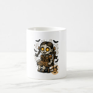 Spuk Puppe - Halloween-Cartoon Kaffeetasse
