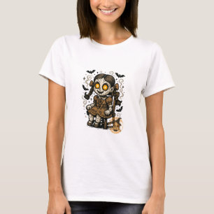 Spuk Puppe - Halloween-Cartoon T-Shirt