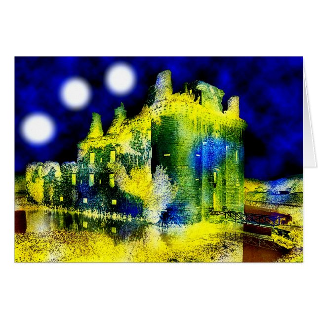 Spuk Schloss zu Halloween (Vorderseite (Horizontal))