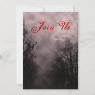 Spuk Sky Custom Halloween Einladungsvorlage Einladung