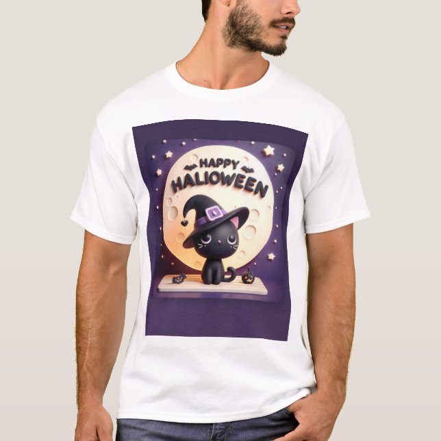 "Spuk Stil: Limited Edition Halloween Graphic T-Shirt (Vorderseite)