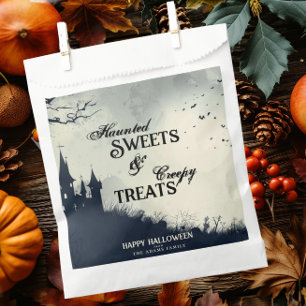 Spuk Süßigkeiten & graue Leckereien Frohe Hallowee Geschenktütchen
