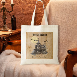 Spuk Trick oder Treat Halloween Tragetasche