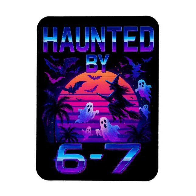 Spuk von 67 Funny Halloween Meme Magnet (Vertikal)