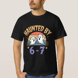 Spuk von 6-7 Retro-Ghost-Halloween-Design T-Shirt