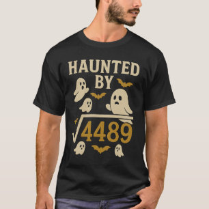 Spuk von Artikel 4489 Funny Halloween Mathe T-Shirt