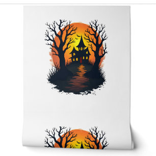 Spuk Wald - wunderschönes Halloween-T-Shirt Tapete