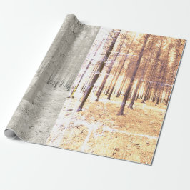 Spuk Waldverpackungspapier Geschenkpapier