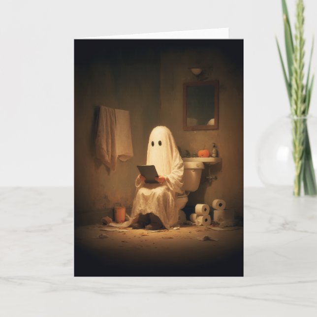 Spuk Wiederherstellungs-Ghost-Rezension Karte (Vorderseite)