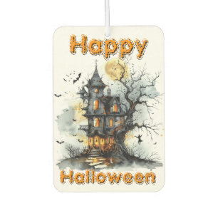 Spuk Willkommen - ein Mondlicht Halloween-Szenario Autolufterfrischer