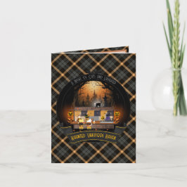 Spuk Yakitori Haven geflogen Feiertagskarte