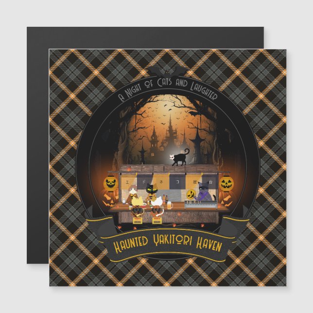 Spuk Yakitori Haven Magnetkarte (Vorne/Hinten)