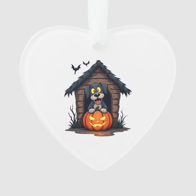 Spukhaus des Hundes Ornament (Vorderseite)