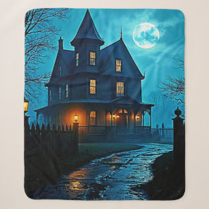 Spukvilla Blaue Mondlicht Nacht Design Sherpadecke