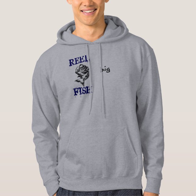 Spulen-große Fische Hoodie (Vorderseite)