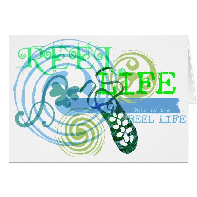 Spulen-Leben im Blau (Vorderseite (Horizontal))