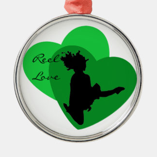 Spulen-Liebe - Iren-Tanz Silbernes Ornament
