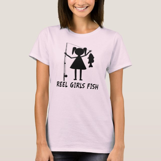SPULEN-MÄDCHEN-FISCHE T-Shirt (Vorderseite)