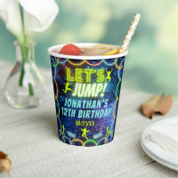 Spulen wir Trampolin Party Neon Green Glow