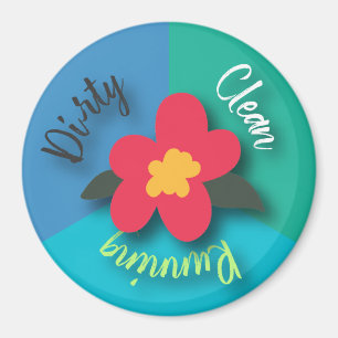 Spülmaschinen-Magnet-hübsche Küchen-Blume saube Magnet