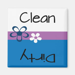 Spülmaschinen-sauberer schmutziger Magnet