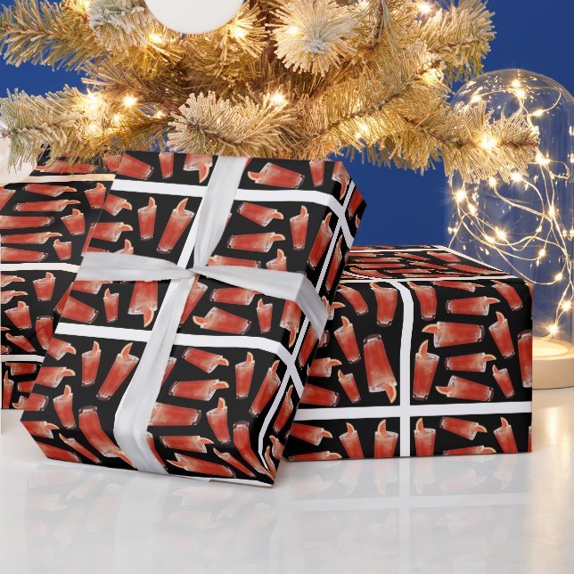 Spumoni-Muster Geschenkpapier (Feiertage)