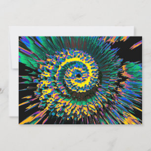 Spun Abstrakt Feiertagskarte