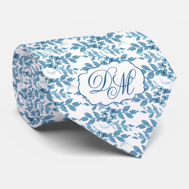 Spun Sugar & Skydiver Blue Wedding Keepake Neck T Krawatte (Gerollt)