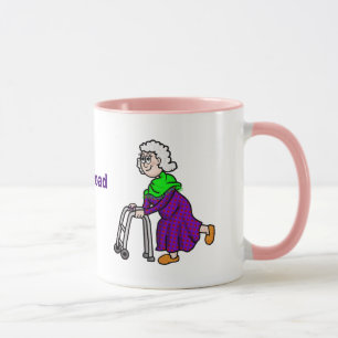 Spunky Ältere Tasse am ganzen Tag