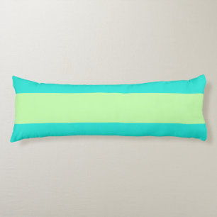 Spunky Blue und Green Stripes für FUN!!! Seitenschläferkissen