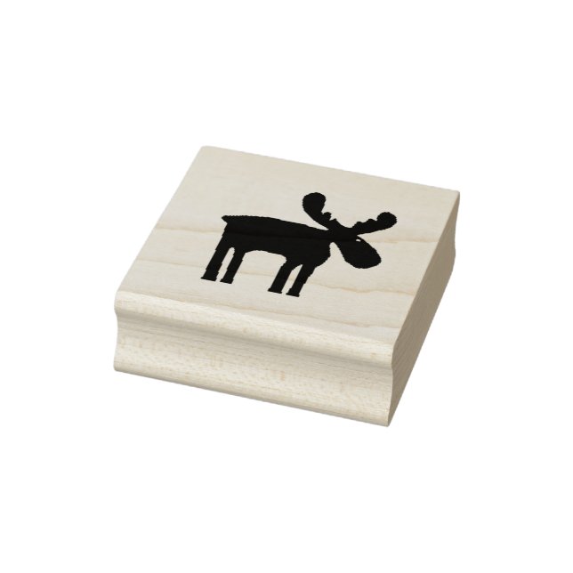 Spunky Elch 2 Zoll Gummi Briefmarke Gummistempel (Stempel)